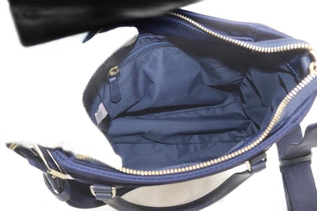 【中古】未使用品 ケイトスペード KATE SPADE Daily Small Satchel 2WAYバッグ トートバッグ ショルダーバッグ ネイビー_4