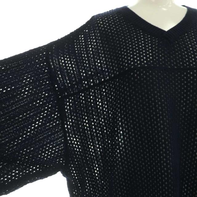 【中古】未使用品 アティセッション MASON 別注 メッシュ Vネック プルオーバー トップス ニット セーター F_3