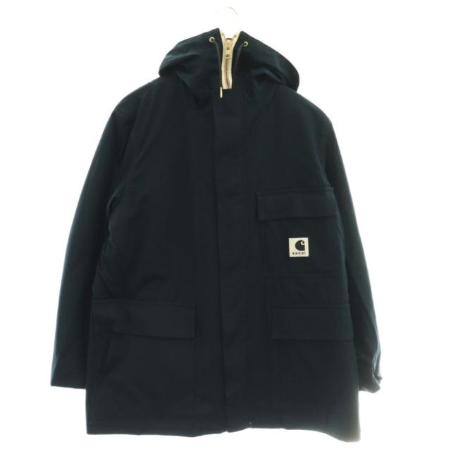 【中古】サカイ × Carhartt WIP 24-03390Mリバーシブル コート ジャケット アウター コットン 1 ベージュ 紺_1