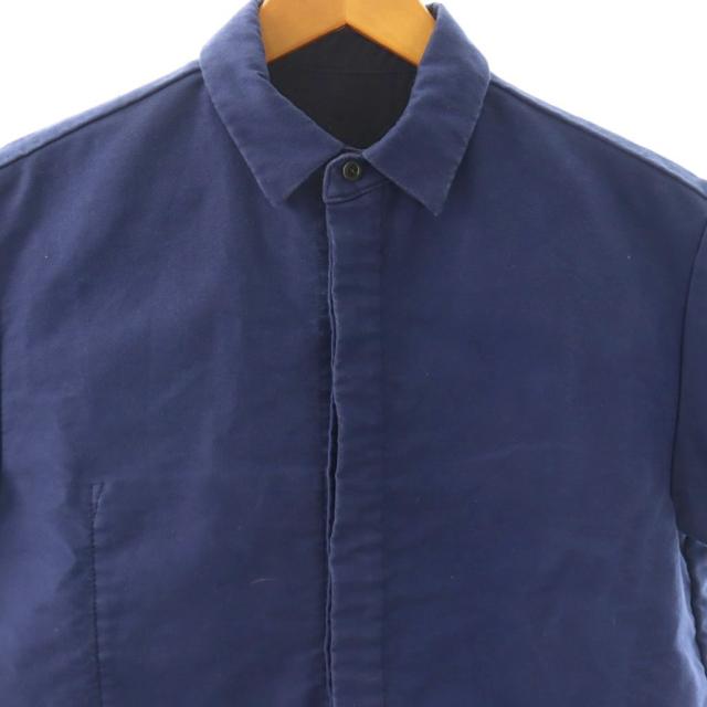 【中古】サカイ sacai 24-03309MMoleskin ShirtS/Sシャツ 半袖 1 ネイビー /HK ■OS ■AD メンズ_2