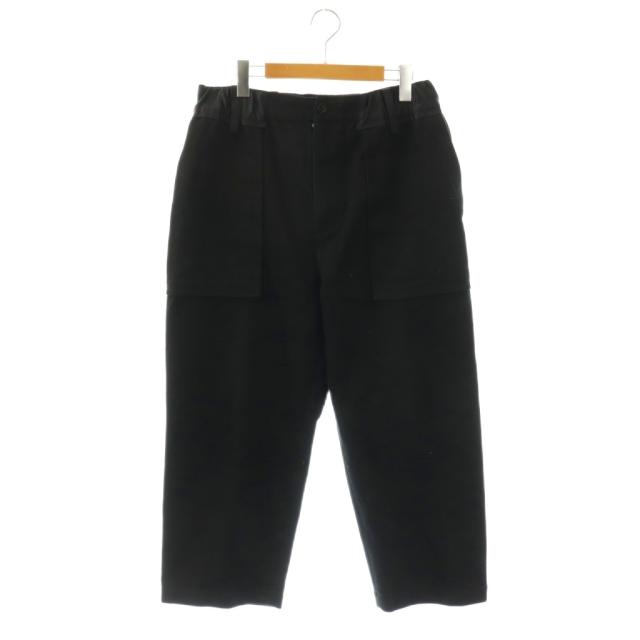 【中古】サカイ sacai 20-02436M コットンツイルパンツ ワイドパンツ 2 ブラック /ES ■OS ■AD メンズ