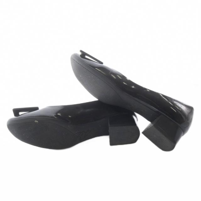 【中古】ロジェヴィヴィエ ROGER VIVIER バックルエナメルパンプス 36 黒 ブラック /SR レディース_5