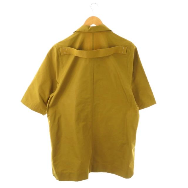 【中古】リックオウエンス Rick Owens RU01B1296 FOGACHINE S/S シャツ 半袖 48 カーキ /HK ■OS ■SH メンズ_1