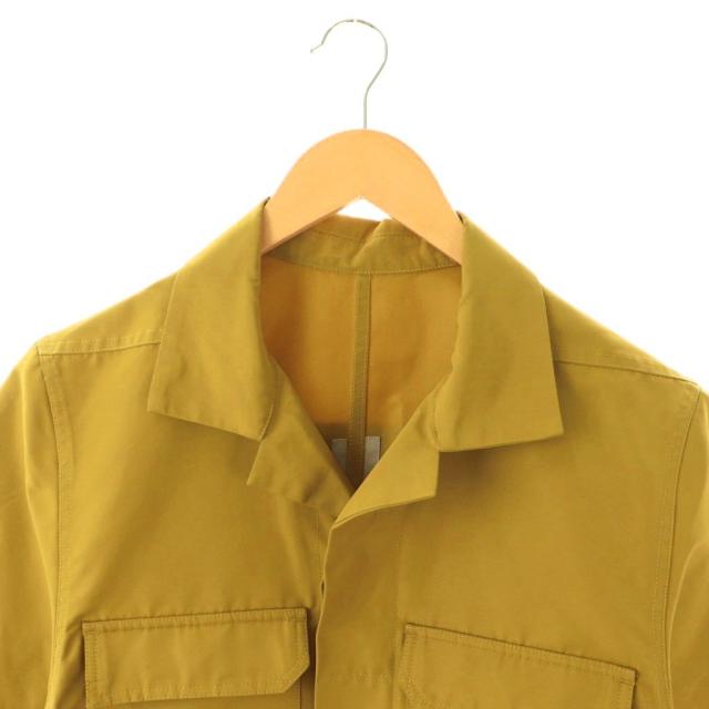 【中古】リックオウエンス Rick Owens RU01B1296 FOGACHINE S/S シャツ 半袖 48 カーキ /HK ■OS ■SH メンズ_2
