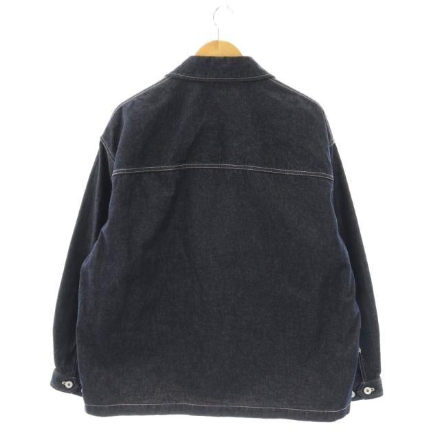 【中古】コムデギャルソンオム 25SS AD2024 ジップアップデニムジャケット ステンカラージャケット M ネイビー /DF_1