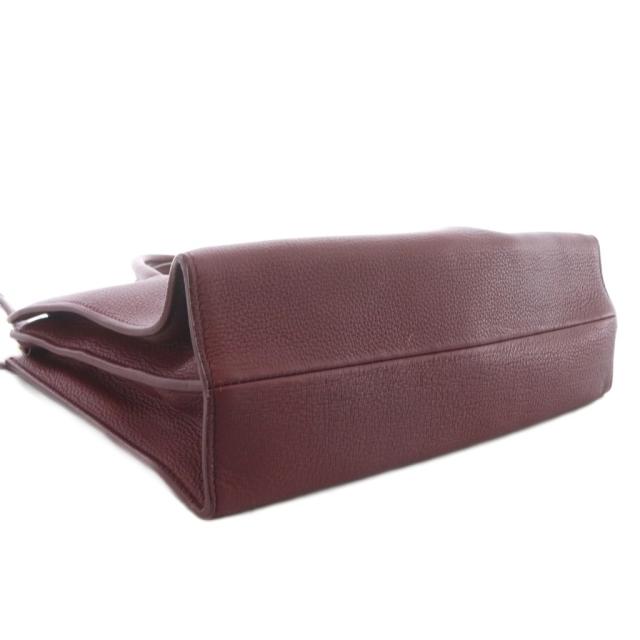 【中古】ソフィーヒュルム Sophie Hulme 2WAY ショルダーバッグ ハンドバッグ レザー 紫 パープル /SR レディース_3