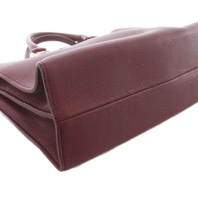 【中古】ソフィーヒュルム Sophie Hulme 2WAY ショルダーバッグ ハンドバッグ レザー 紫 パープル /SR レディース_4
