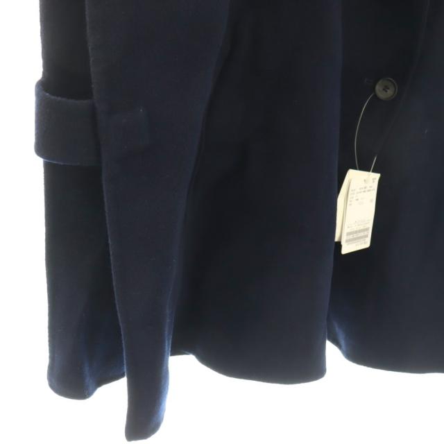 【中古】未使用品 ジャーナルスタンダード レリューム ウールナイロンリバーVEST ベスト ポンチョ F ネイビー_3
