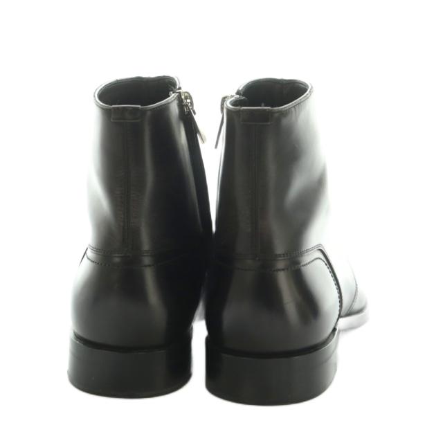 【中古】ディオールオム Dior HOMME サイドジップ ショートブーツ 40 25.0cm 黒 /MI ■OS メンズ_2