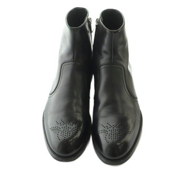 【中古】ディオールオム Dior HOMME サイドジップ ショートブーツ 40 25.0cm 黒 /MI ■OS メンズ_5