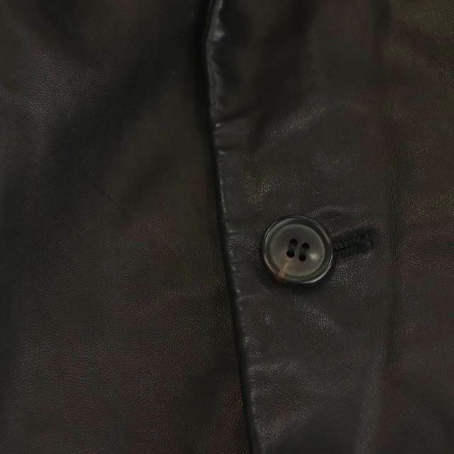 中古】ダンヒル dunhill ラムレザージャケット 3B テーラード 50