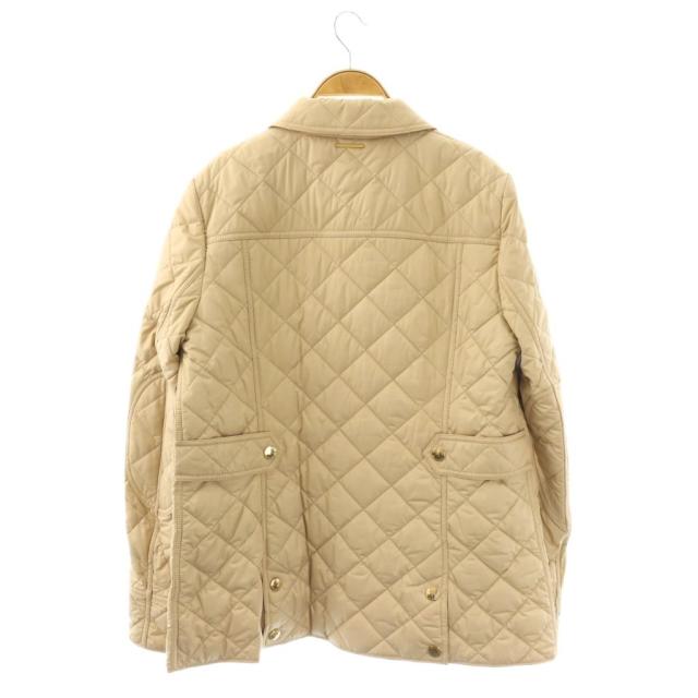 【中古】バーバリー BURBERRY キルティングジャケット M ベージュ /SY ■OS レディース_1