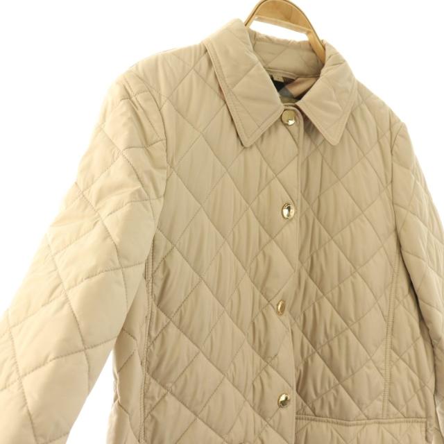 【中古】バーバリー BURBERRY キルティングジャケット M ベージュ /SY ■OS レディース_2