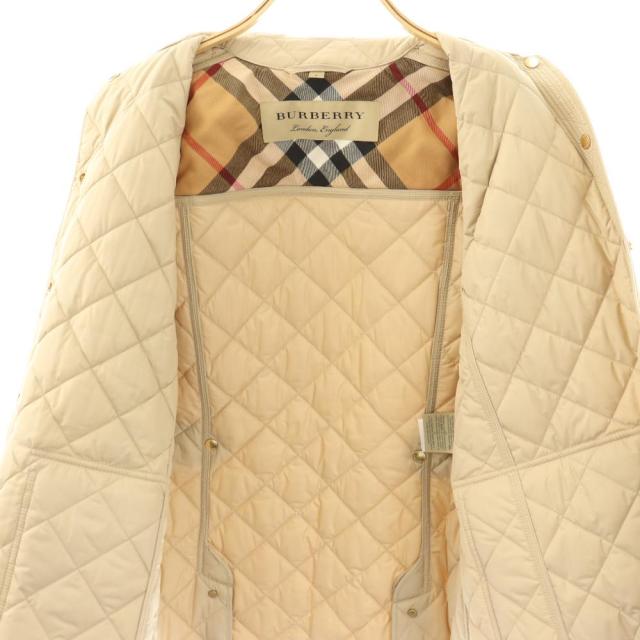 【中古】バーバリー BURBERRY キルティングジャケット M ベージュ /SY ■OS レディース_3