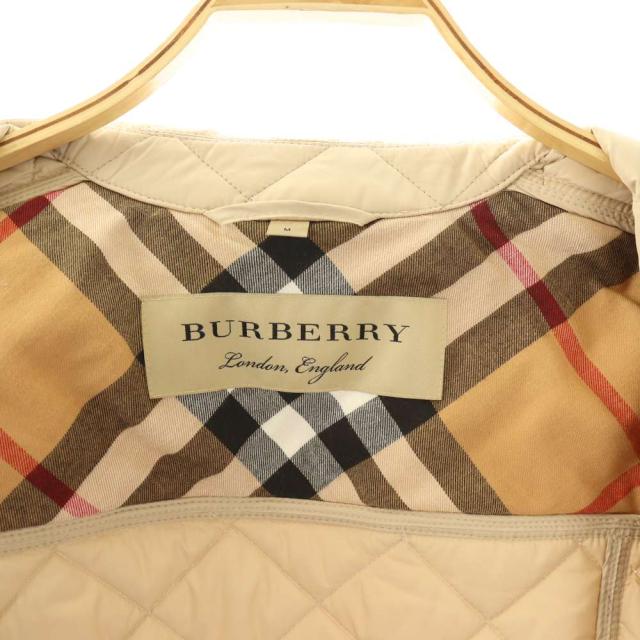 【中古】バーバリー BURBERRY キルティングジャケット M ベージュ /SY ■OS レディース_4