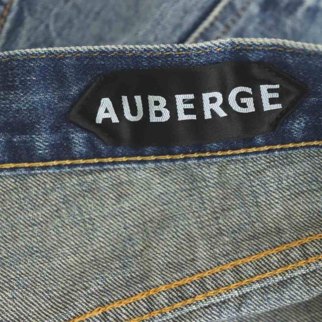 【中古】オーベルジュ AUBERGE MARLON USED デニムパンツ ジーンズ ボタンフライ コットン 34 紺 /NR ■OS ■AD_4