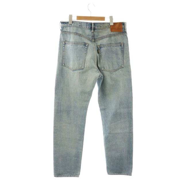 【中古】オーベルジュ AUBERGE BLEACH デニムパンツ ジーンズ ジッパーフライ コットン 34 ライトブルー_1