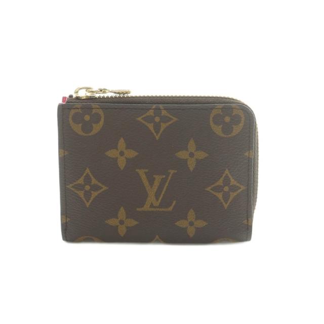 【中古】ルイヴィトン モノグラム ポルトフォイユ・ノア・コンパクト コインケース 小銭入れ 茶 M83676