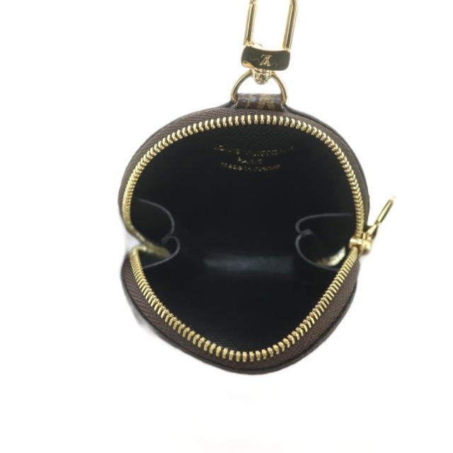 【中古】ルイヴィトン LOUIS VUITTON モノグラム チャーム ラウンド コインケース 小銭入れ 茶 ■OS ■OH レディース_4