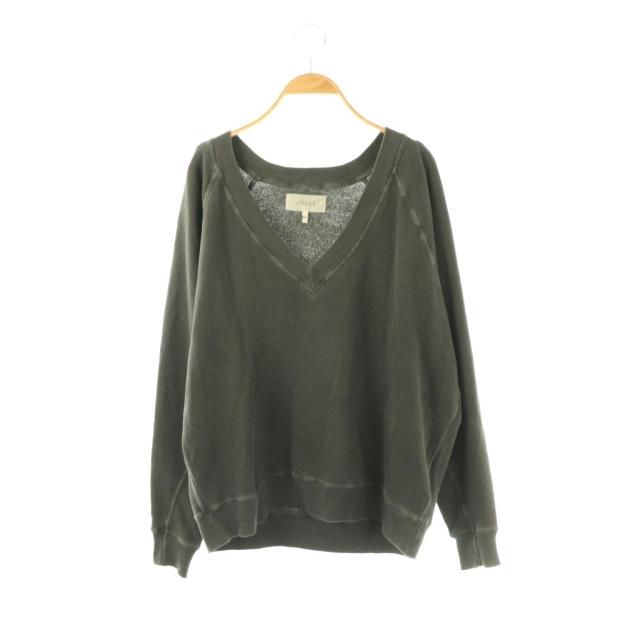 【中古】ザグレート 26SS V-NECK SWEAT スウェット Vネック プルオーバー Deuxieme Classe取り扱い 1 グレー