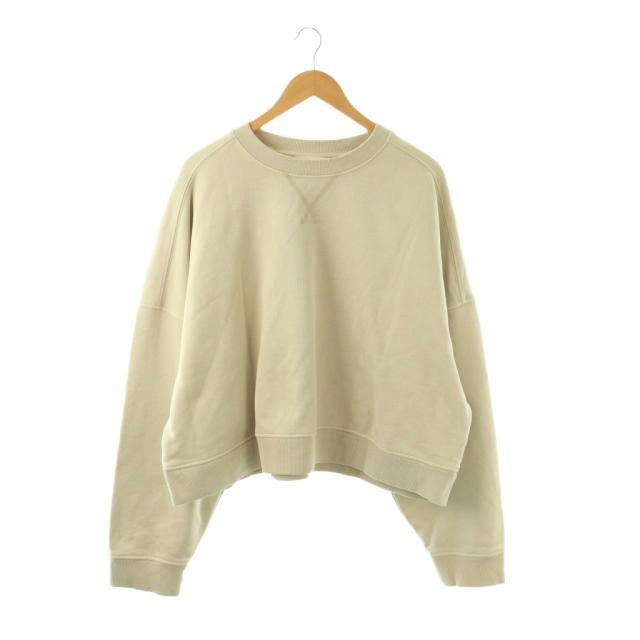 【中古】エンタイアスタジオ Deuxieme Classe取り扱い 26SS BOX スウェット トレーナー ライトグレージュ /ES ■OS