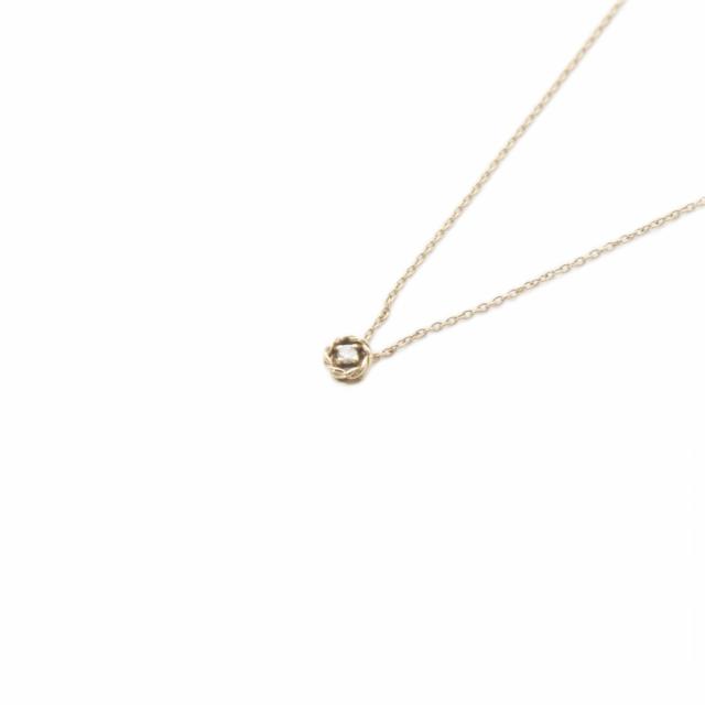 【中古】スタージュエリー STAR JEWELRY ネックレス K10 ダイヤ0.02ct ゴールド /SR レディース