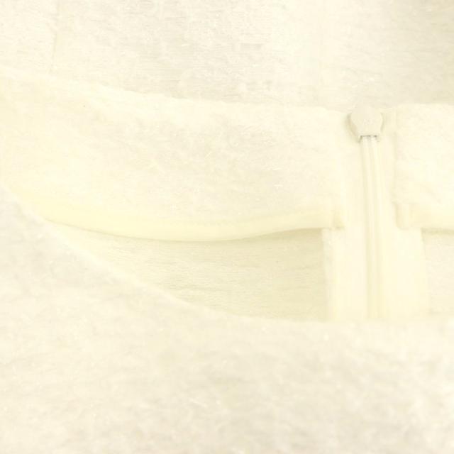 【中古】シーニュ Cygne オアフスリーブブラウス プルオーバー 長袖 0 ホワイト /HK ■OS レディース_5