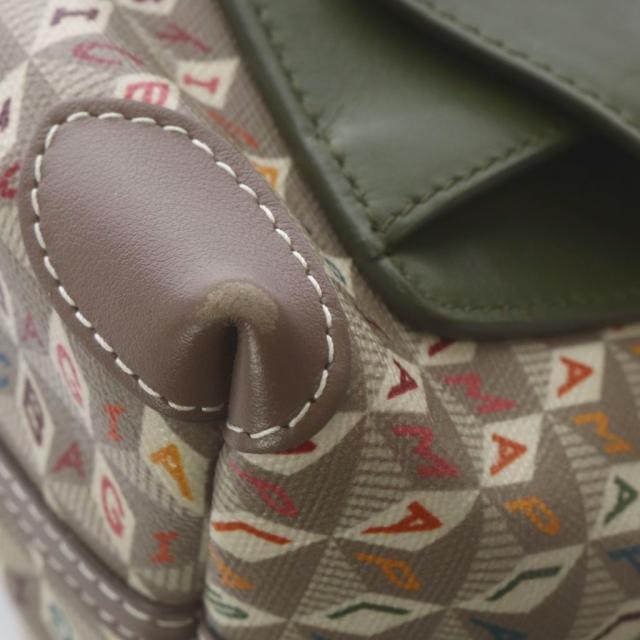 【中古】アニヤハインドマーチ ANYA HINDMARCH I AM A PLASTIC Bag マルチポケット トートバッグ ブラウン_7