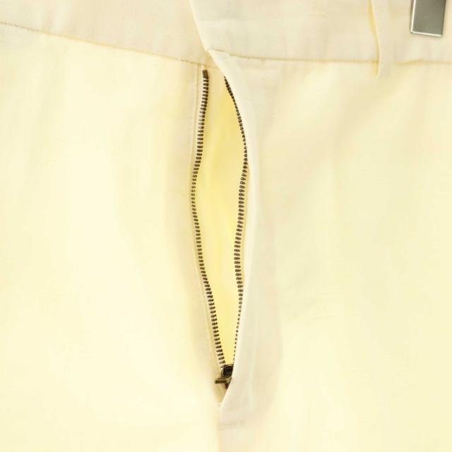 【中古】ルイヴィトン LOUIS VUITTON 24SS ハーフパンツ ショート ジッパーフライ ロゴ コットン 52 アイボリー /NR_2