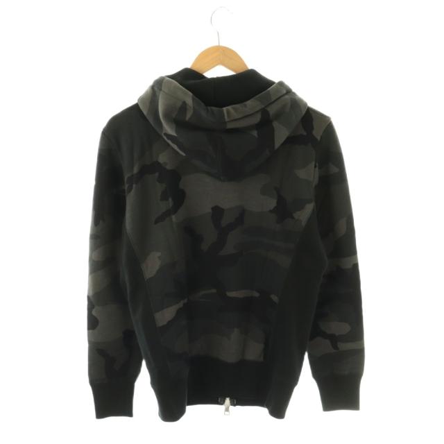 1PIU1UGUALE3 MRB138 No.3 PARKA カモフラ パーカー 中古】ウノピュウノウグァーレトレ 1PIU1UGUALE3 MRB138 カモフラ柄