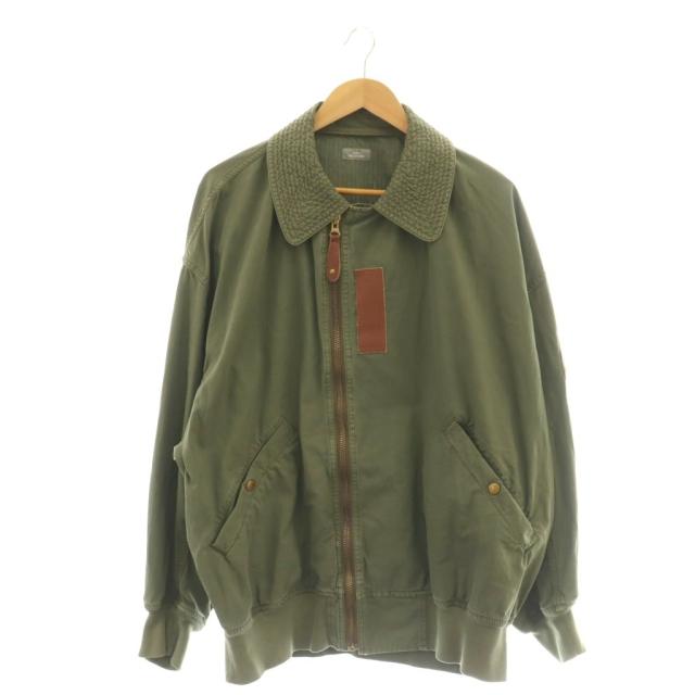 【中古】カラービーコン kolor BEACON 25SS jacket ジャケット ブルゾン ステンカラー 2 カーキ 25SBM-G03132 /CX