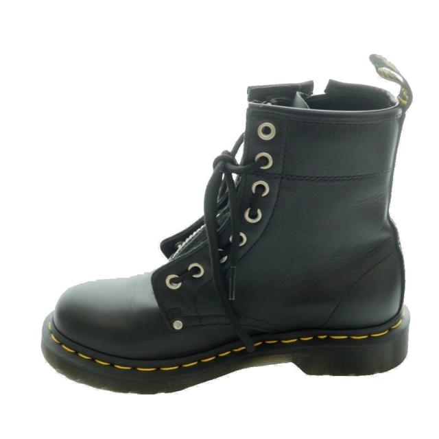 【中古】ドクターマーチン 1460 TWIN ZIP 8ホール ブーツ ショート レザー US6 23cm 黒 ブラック /SS ■OS