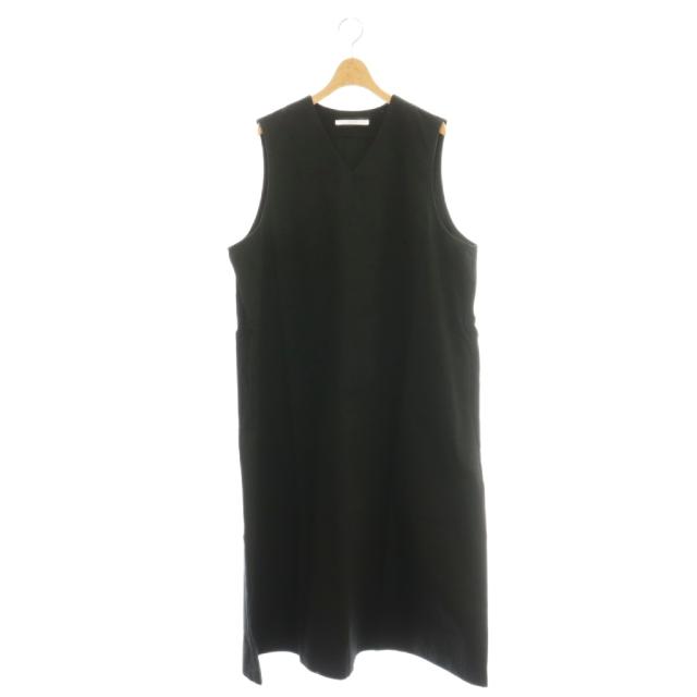 【中古】ラボレイトリー LABORATORY LA316 TRAVAIL NO SLEEVE ONE PIECE ワンピース ノースリーブ F ブラック /ES