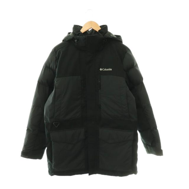 【中古】コロンビア Columbia マーカムピークフュージョン パーカー 中綿コート フード付き M ブラック /ES ■OS