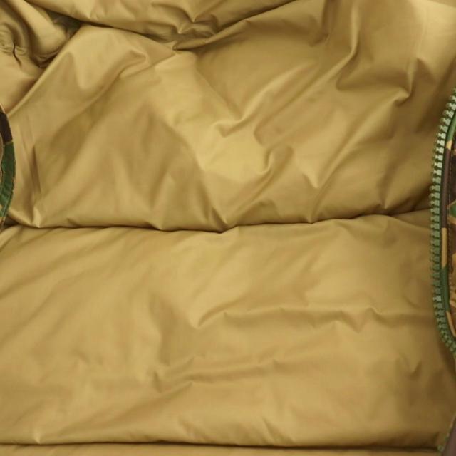 【中古】ポロ ラルフローレン for Ron Herman 25FW Down Jacket ダウンジャケット フード付き カモフラ柄 XL カーキ_2