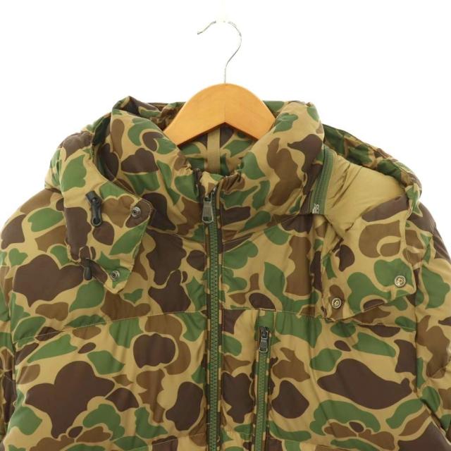 【中古】ポロ ラルフローレン for Ron Herman 25FW Down Jacket ダウンジャケット フード付き カモフラ柄 XL カーキ_3
