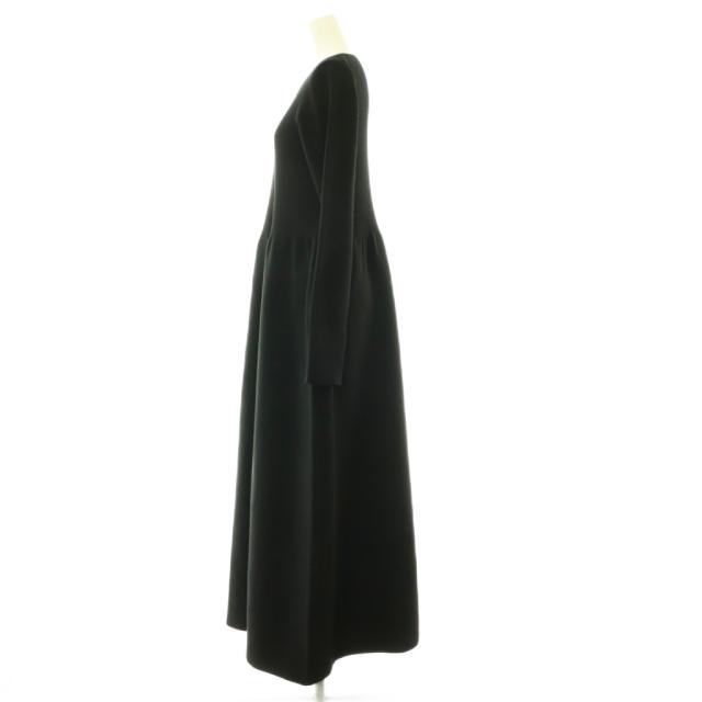 【中古】プラージュ 24AW rib combi ニットドレス ワンピース ロング 長袖 38 ブラック /DO ■OS ■SH レディース_2