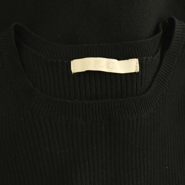 【中古】プラージュ 24AW rib combi ニットドレス ワンピース ロング 長袖 38 ブラック /DO ■OS ■SH レディース_4