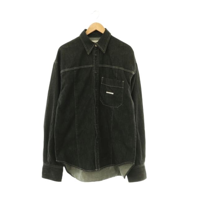 【中古】プランクプロジェクト PRANKPROJECT オーバーデニムシャツ 長袖 F グレー /DO ■OS ■SH レディース