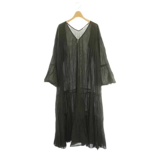 【中古】ドゥーズィエムクラス エブリデイアイライク Dramatic Dress ワンピース 36 ダークブラウン 25040586805030