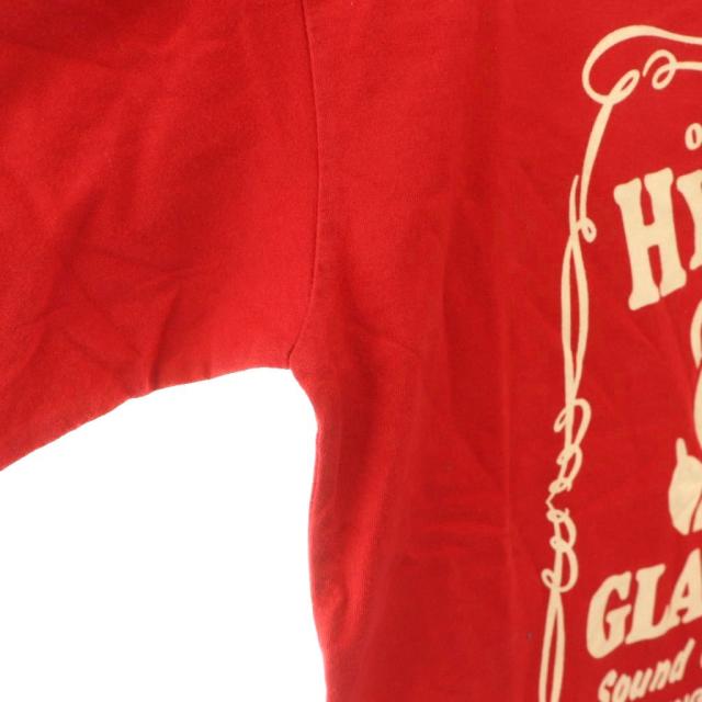【中古】ヒステリックグラマー HYSTERIC GLAMOUR ベア レーベル BEAR LABEL Tシャツ カットソー 半袖 S 赤 レッド_3