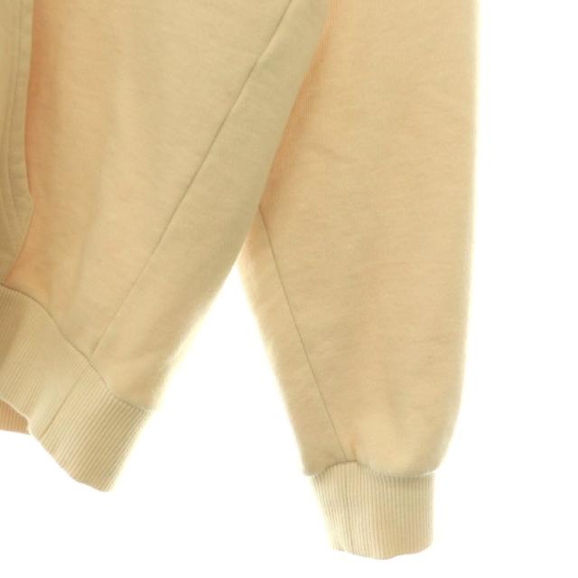 【中古】セリーヌ CELINE 21AW ロゴ プルオーバーパーカー スウェット 長袖 XS ベージュ 2Y369052H /HS ■OS_3