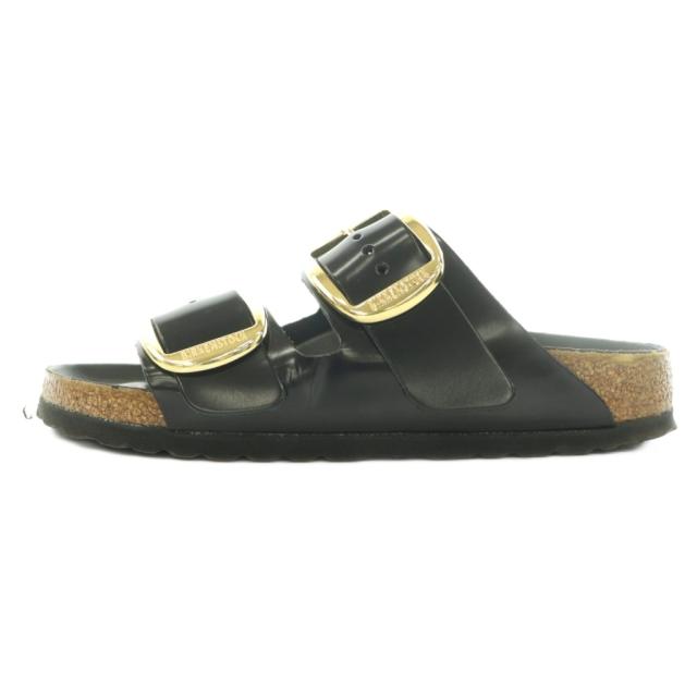 【中古】ビルケンシュトック BIRKENSTOCK ARIZONA BIG BUCKLE アリゾナビッグバックル サンダル レザー 22.5cm 黒_1