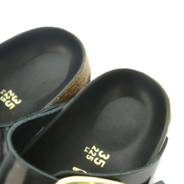 【中古】ビルケンシュトック BIRKENSTOCK ARIZONA BIG BUCKLE アリゾナビッグバックル サンダル レザー 22.5cm 黒_4