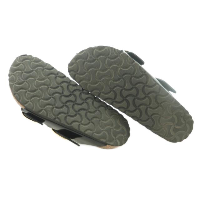 【中古】ビルケンシュトック BIRKENSTOCK ARIZONA BIG BUCKLE アリゾナビッグバックル サンダル レザー 22.5cm 黒_5