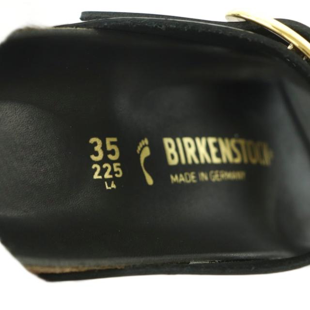 【中古】ビルケンシュトック BIRKENSTOCK ARIZONA BIG BUCKLE アリゾナビッグバックル サンダル レザー 22.5cm 黒_6