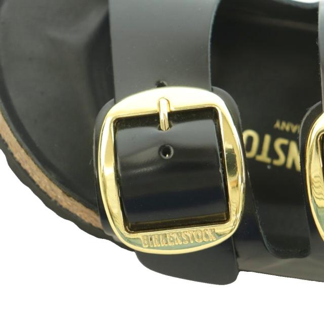 【中古】ビルケンシュトック BIRKENSTOCK ARIZONA BIG BUCKLE アリゾナビッグバックル サンダル レザー 22.5cm 黒_7