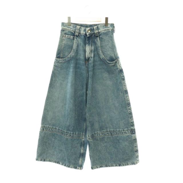 【中古】メゾンマルジェラ 1 Maison Margiela 1 ワイドデニムパンツ デニム 不都合産業 40 インディゴ /HS ■os