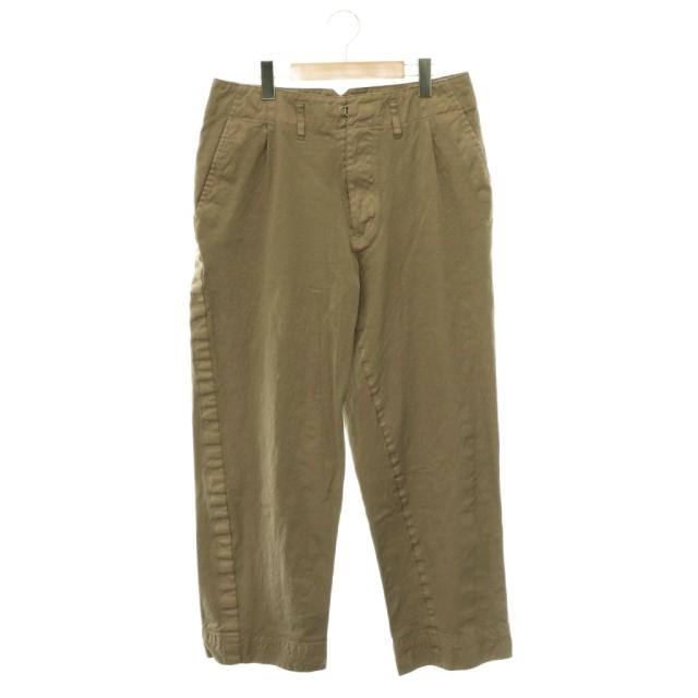 【中古】カラー kolor 26SS パッカリングパンツ ナイロンチノパンツ 2 モカブラウン 26SCM-P06104 /CX ■OS ■SH