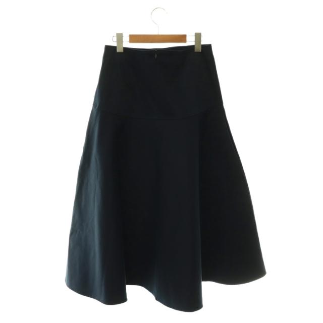 【中古】ボーダーズアットバルコニー BORDERS at BALCONY 26SS CHINO SKIRT スカート フレア 金ボタン ロング 38 紺 【中古】ボーダーズアットバルコニー BORDERS at BALCONY 26SS CHINO SKIRT スカート フレア 金ボタン ロング 38 紺